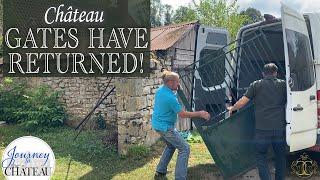 Chateau Gates Have Returned! Replacing the Missing Courtyard Gates