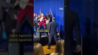 FL Gov. Ron DeSantis Interrupted by Protesters in New Hampshire