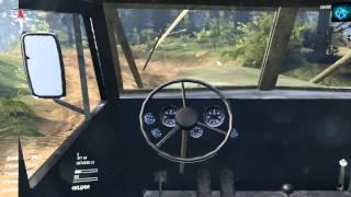 SpinTires обзор мода: камера из кабины