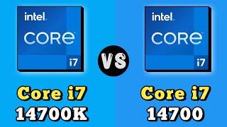 Core i7-14700K vs Core i7-14700 Processor  || Intel Core i7-14700K vs Intel Core i7-14700