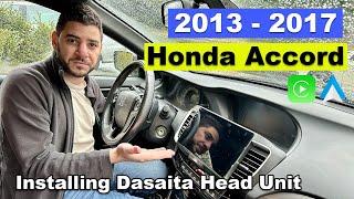 DIY 2013 2014 2015 2016 2017 Honda Accord - Installing Dasaita Head Unit I CarPlay & Android Auto