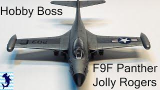 Hobby Boss F9F Panther 1/72 Scale Full Build | Jolly Rogers