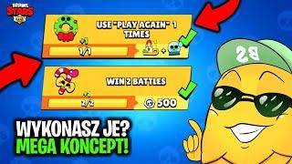 NOWE SPECJALNE MISJE ŚWIĄTECZNE w BRAWL STARS o NAGRODY? (MEGA KONCEPT QUESTÓW)