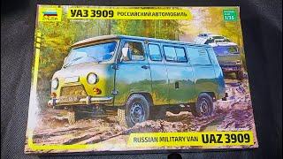 УАЗ 3909 | Обзор и сборка | Звезда 1/35