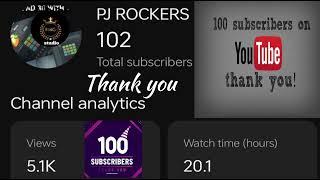 PJ ROCKERS -RMG STUDIO ( THANK YOU GUY'S FOR  SUBSCRIBERS ) #Octapad30withwindows #rmgstudio