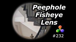 DaVinci Resolve Tutorial: How To Create a Peephole Fisheye Lens Effect