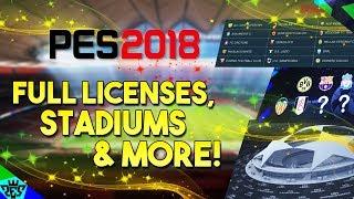 [TTB] PES 2018 - Full Licenses, Stadium List, Demo Teams & More!