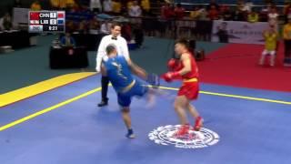 Sanshou Sanda 2016 World Cup Finals China vs Lebanon 80 Kg Men