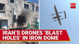 Israel’s Iron Dome ‘BURNS’: Iran’s Indigenous ‘Death Drones’ Smash IDF’s Final Air Shield | Watch
