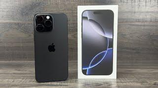 Unboxing iPhone 16 Pro Max Black Titanium