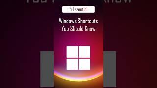 5 Essential Windows Shortcut You Should Know! #windows #shortcut #productivity