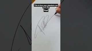 This is how signature logo can look like. Paul  #shorts
