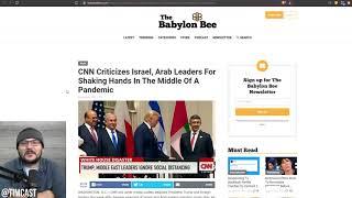 Babylon Bee Accidentally Wrote REAL NEWS??! CNN SLAMS Trump Peace Deal Over Social Distancing