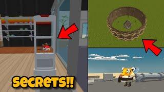 HIDDEN SECRETS AND EASTER EGGS IN CHICKEN GUN!! LITTLE HOUSE, UNCLE SAM TEXT, MORE...