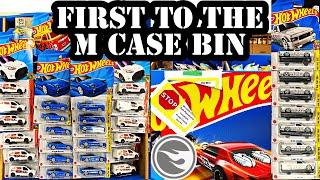 FIRST TO THE M CASE DUMP BIN 2024 HOT WHEELS NISSAN 180 SX GMC SYCLONE SILVERADO BUGATTI CHIRON TH!!