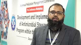 Dr Ehsan Elahi Pharmacist SKMCH about AMMC Conference