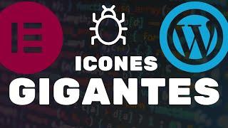 BUG: Icones Gigantes em seu site, como resolver! | #webdesign #bug #locaweb #wordpress #elementor