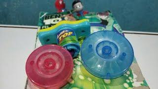Ben 10 Alien force spinning toy with light || Spinning toy Royal battle fight