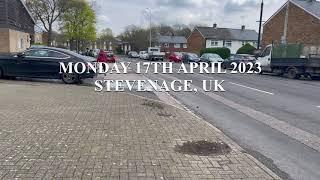 Walking in Stevenage, Hertfordshire UK - 4K