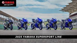 Make R World Your World. The 2025 #Yamaha Supersport Lineup