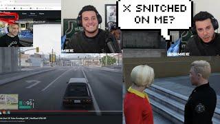 Ramee Reacts To X Wanting To Hangout With CG & X Snitching On Ramee To PD | NoPixel 4.0 GTA RP