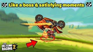  Super Bike Like a Boss & Satisfying Moments ! In - Hill Climb Racing 2