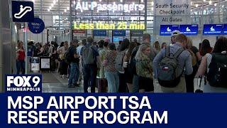 MSP Airport expanding program that lets travelers reserve TSA time