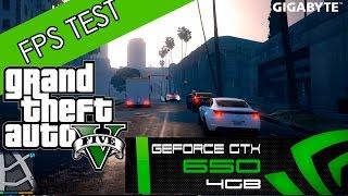 Test Geforce GTX 650 4gb in GTA V Тест видеокарты на высоких настройках