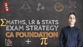 CA Foundation : Math Exam (Secret) Strategy | (Nov 2019)