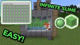 NEW SIMPLE 1.21 SLIME FARM TUTORIAL in Minecraft Bedrock (MCPE/Xbox/PS/Switch/PC)