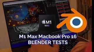 BLENDER Running on the NEW M1 MAX Macs (FPS, Render Times)