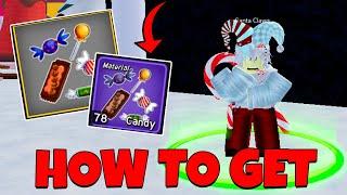 HOW TO GET & USE CANDY in BLOX FRUITS! ROBLOX