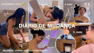 DIÁRIO DE MUDANÇA #7 | penteadeira, decorações, cortinas e + organização