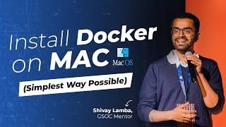How to Install Docker Desktop on MacOS | Docker Tutorial for Beginners | DevOps Series