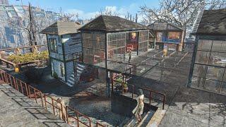 Fallout 4 - OBERLAND STATION 2.0 - Settlement build tour - NO MODS