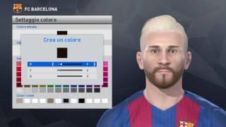 PES 2017 | Messi facebuild (blonde hair + beard)