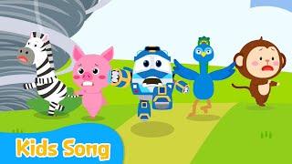 Tail my tail | Kids songs | LittleTooni songs with Robot Trains