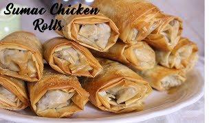 Sumac Chicken Rolls/ Musakhan Rolls & Plate