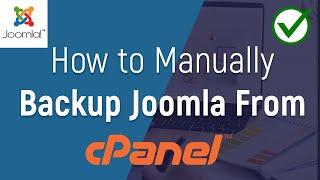 How to Manually Backup Joomla in cPanel