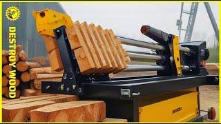 10 Dangerous Homemade Firewood Processing Machines On Another Level 🪓 10