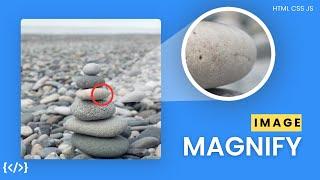 Magnify Image On Hover using Javascript