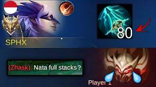 TUTORIAL ROAMING NATALIA FULL STACKS SKY PIERCER !( Best One Shot Combo Build )