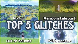 Top 5 Glitches in genshin impact | most fun glitches to do in genshin impact