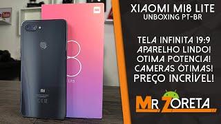 Xiaomi Mi8 Lite - Aparelho lindo! Completo! E Barato! Recomendo! Unboxing e impressões