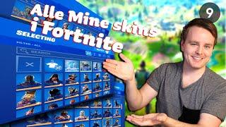 Mitt Skap i Fortnite (Alle Skinsa Rob Har Samlet fra Sesong 1 til Nå)