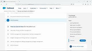 Salesforce Platform Basics || Discover use cases for the platform || SFDC