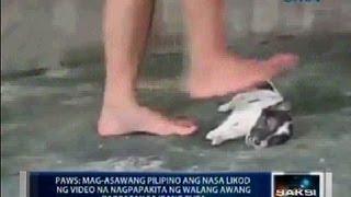 PAWS: galing din sa mag-asawang Pilipinong kinasuhan ng animal cruelty ang bagong crush videos