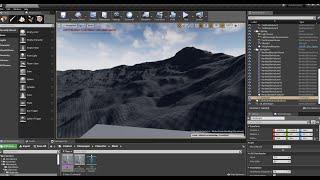 Making a landscape from a heightmap in UE4