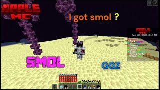 How I got smol in Applemc minecraft server! #applemc | #lifestealserver | #minecraft