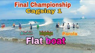 Racing flat boat. Happy FiestaCagsiay 1 Mauban Quezon. 